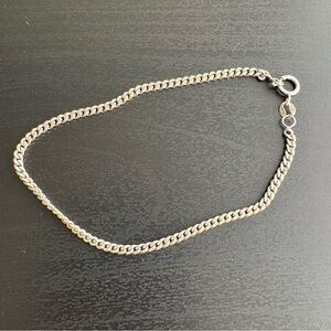 Vintage Sterling Silver Chain Bracelet